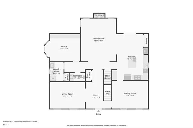 $745,000 | 403 Worth Court, Cranberry Township, PA 16066