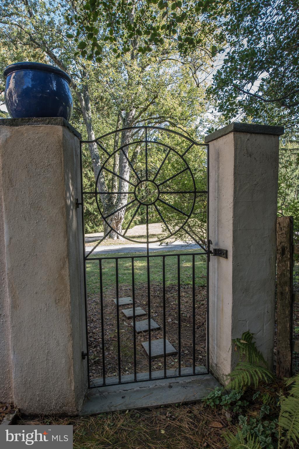 34 Wistar Road Villanova, PA 19085 - Photo 7 of 40 Iron garden gate