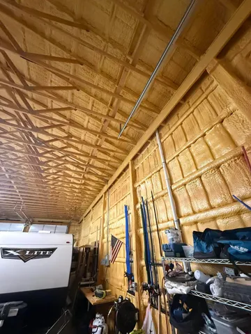 a backyard of a house