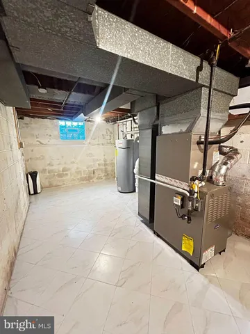 a view of storage and utility room