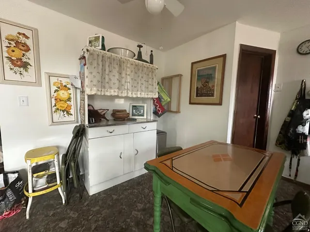 a room with storage and utility