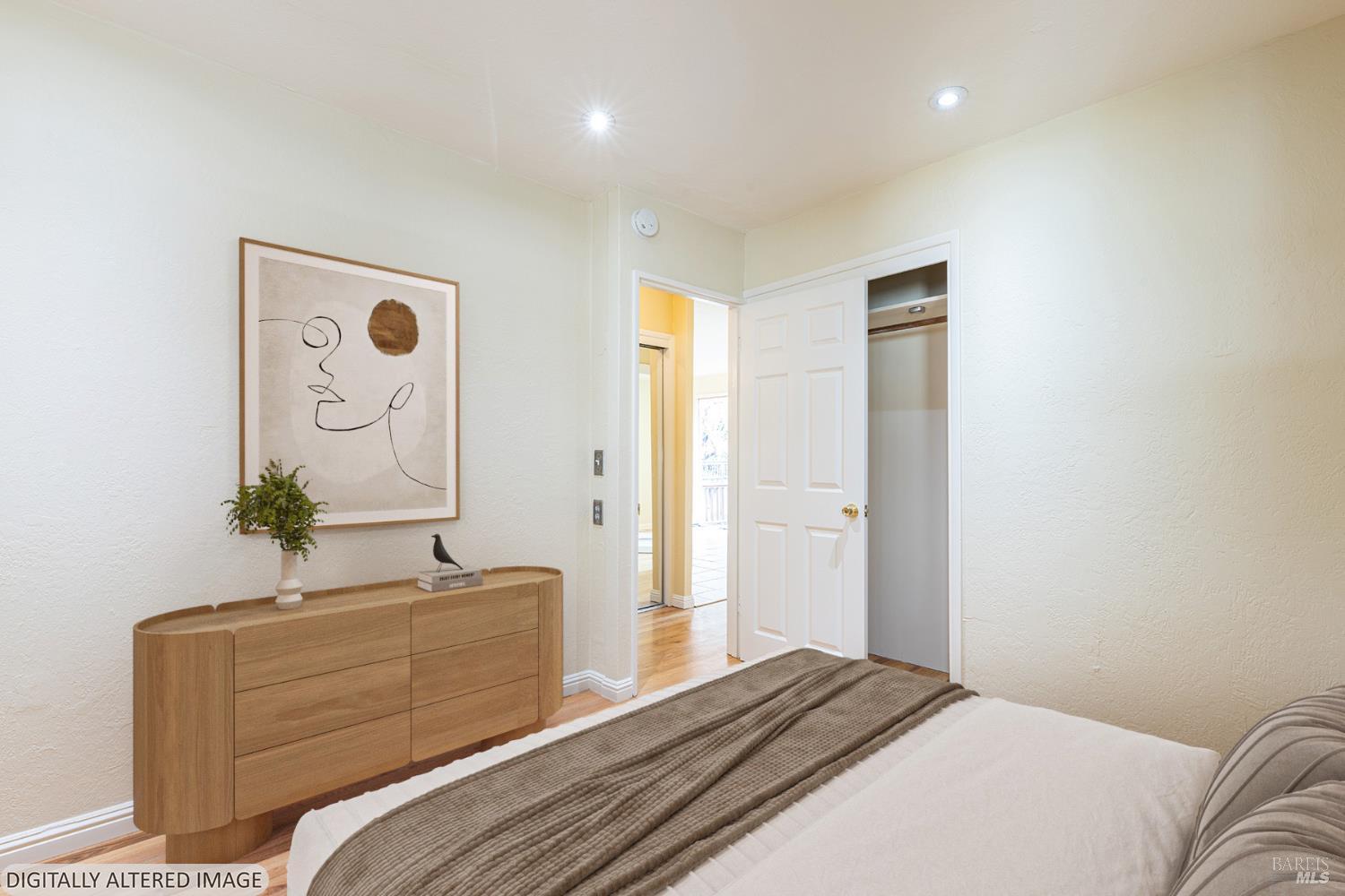18090 Las Lomas Road Sonoma, CA 95476 - Photo 7 of 37 a bedroom with a bed and a couch