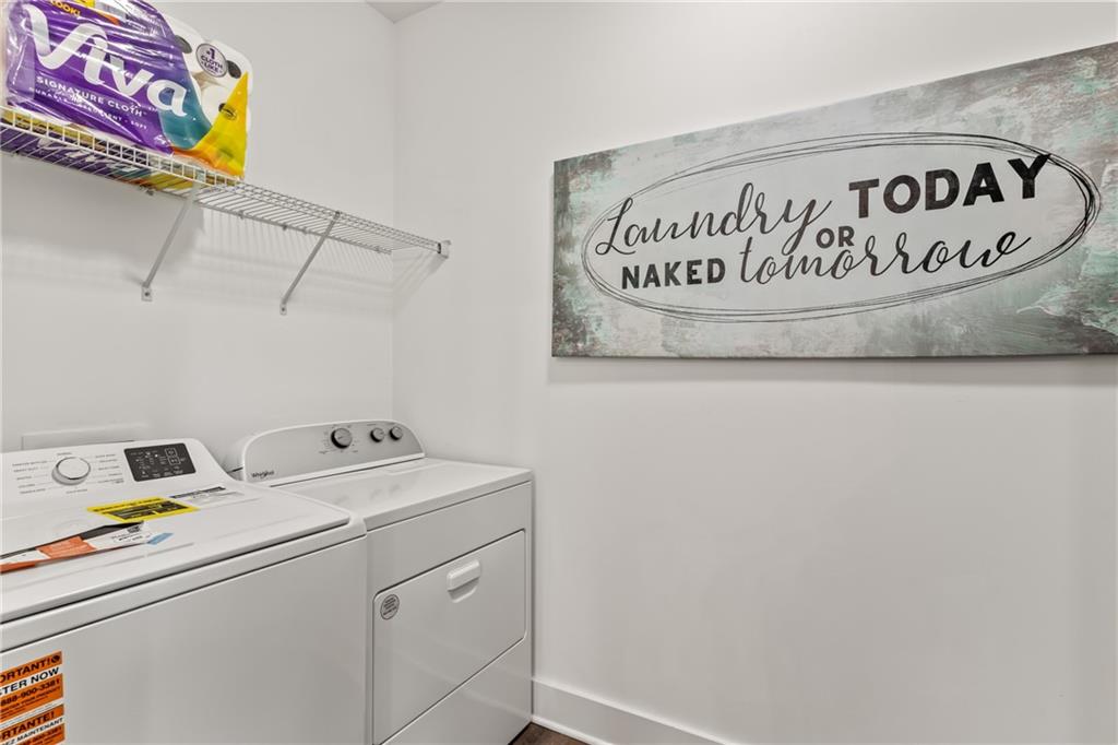 271 Moorings Run Jasper, GA 30143 - Photo 14 of 34 a utility room with dryer and washer