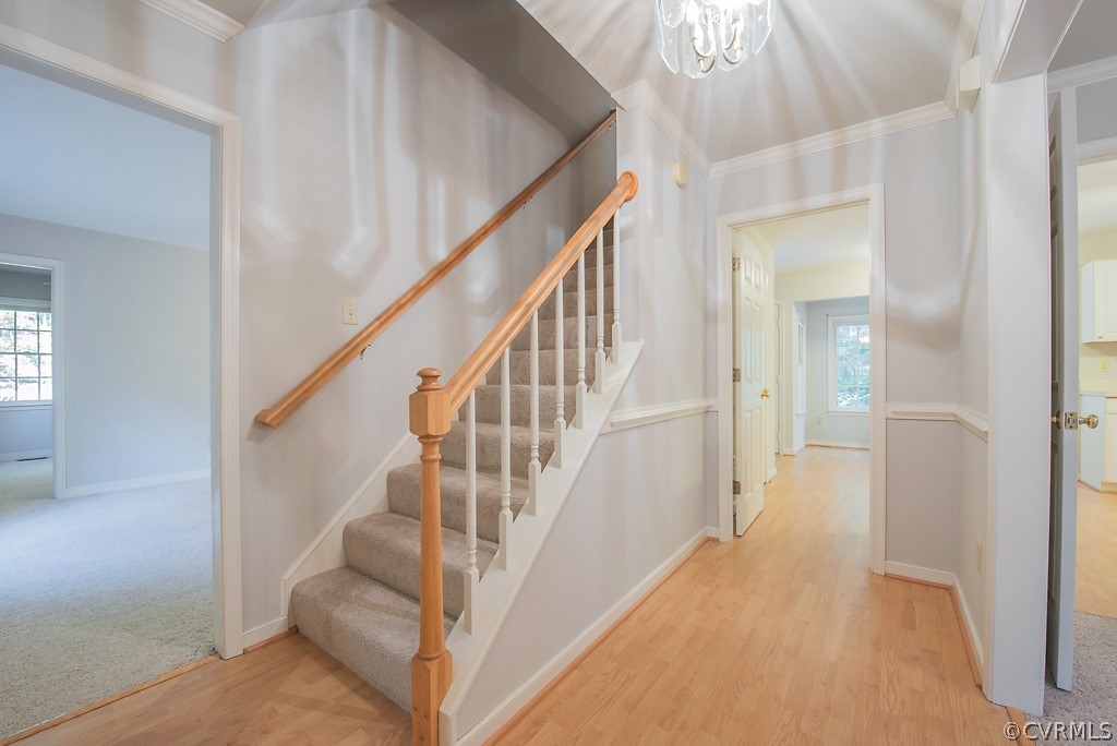 10400 White Rabbit Road North Chesterfield, VA 23235 - Photo 13 of 50 a view of a hallway with wooden floor and entryway