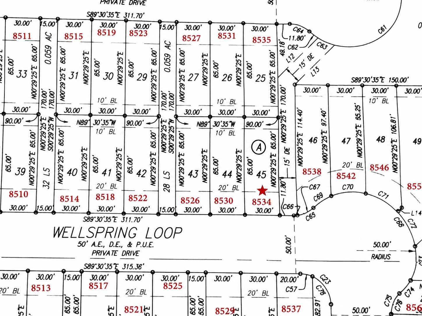 8534 Wellspring Loop Round Rock, TX 78665 - Photo 20 of 32 Homesite location marked with a star
