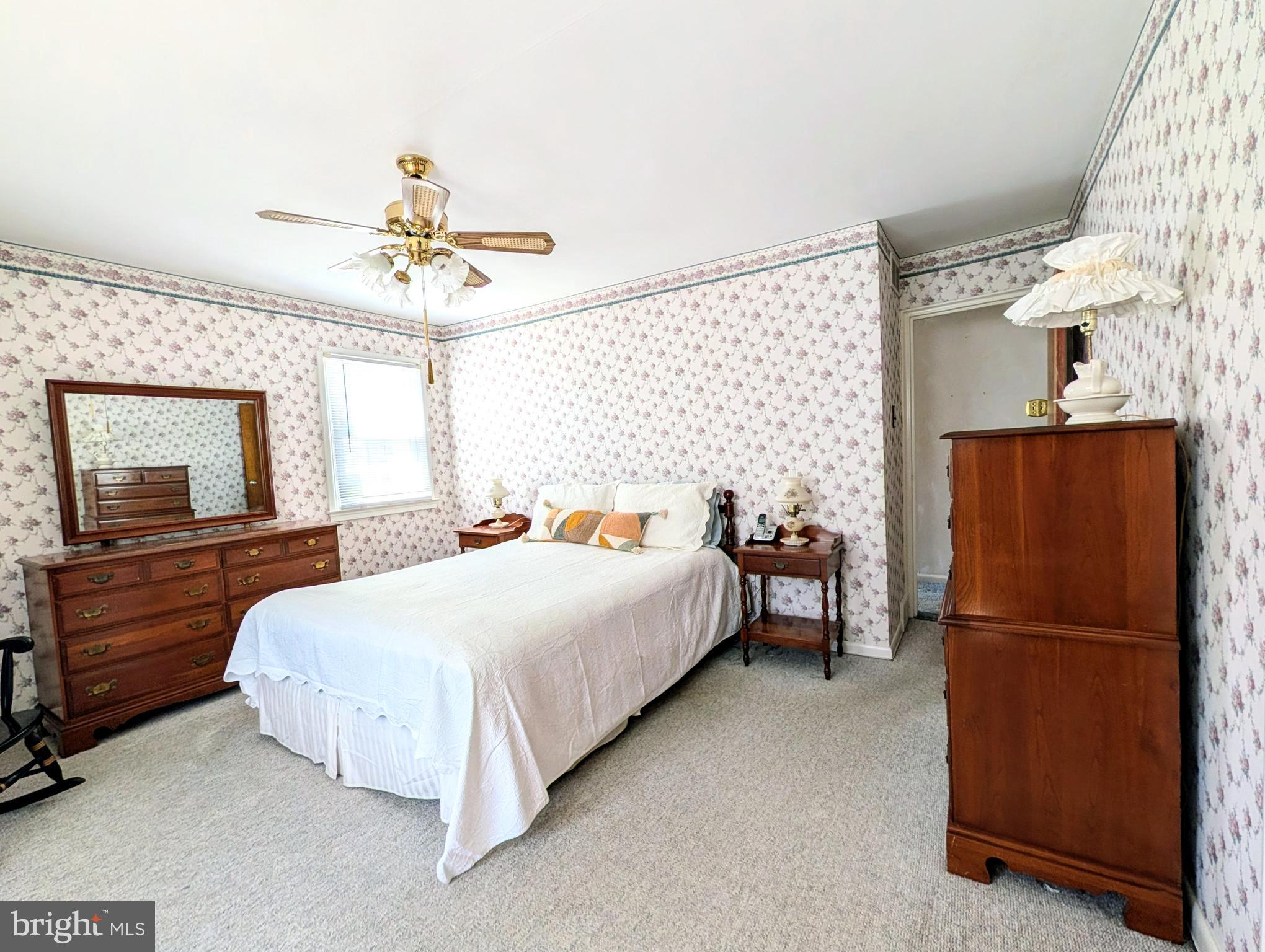 1439 Michigan Avenue Swarthmore, PA 19081 - Photo 20 of 54 a bedroom with a bed and a refrigerator