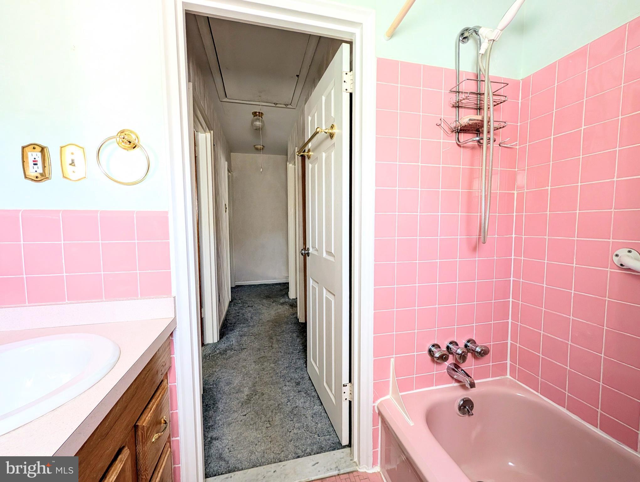 1439 Michigan Avenue Swarthmore, PA 19081 - Photo 30 of 54 a bathroom with a sink and a shower
