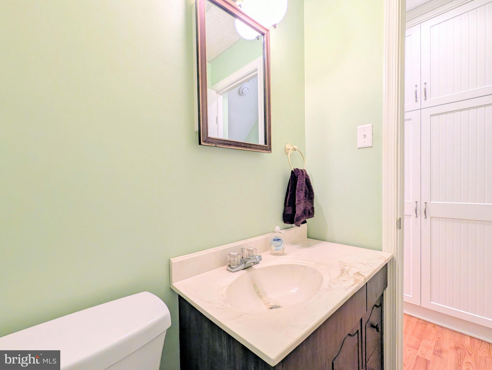 1439 Michigan Avenue Swarthmore, PA 19081 - Photo 41 of 54 a bathroom with a sink vanity and toilet