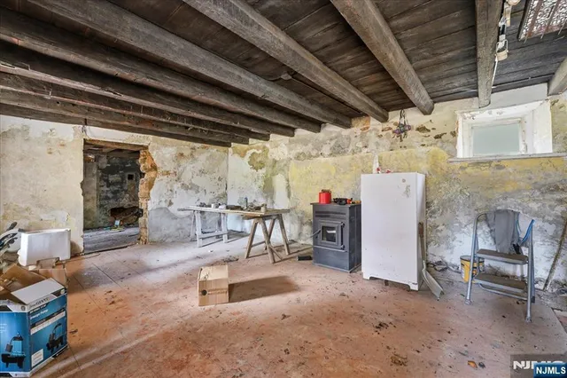 a view of porch with seating space