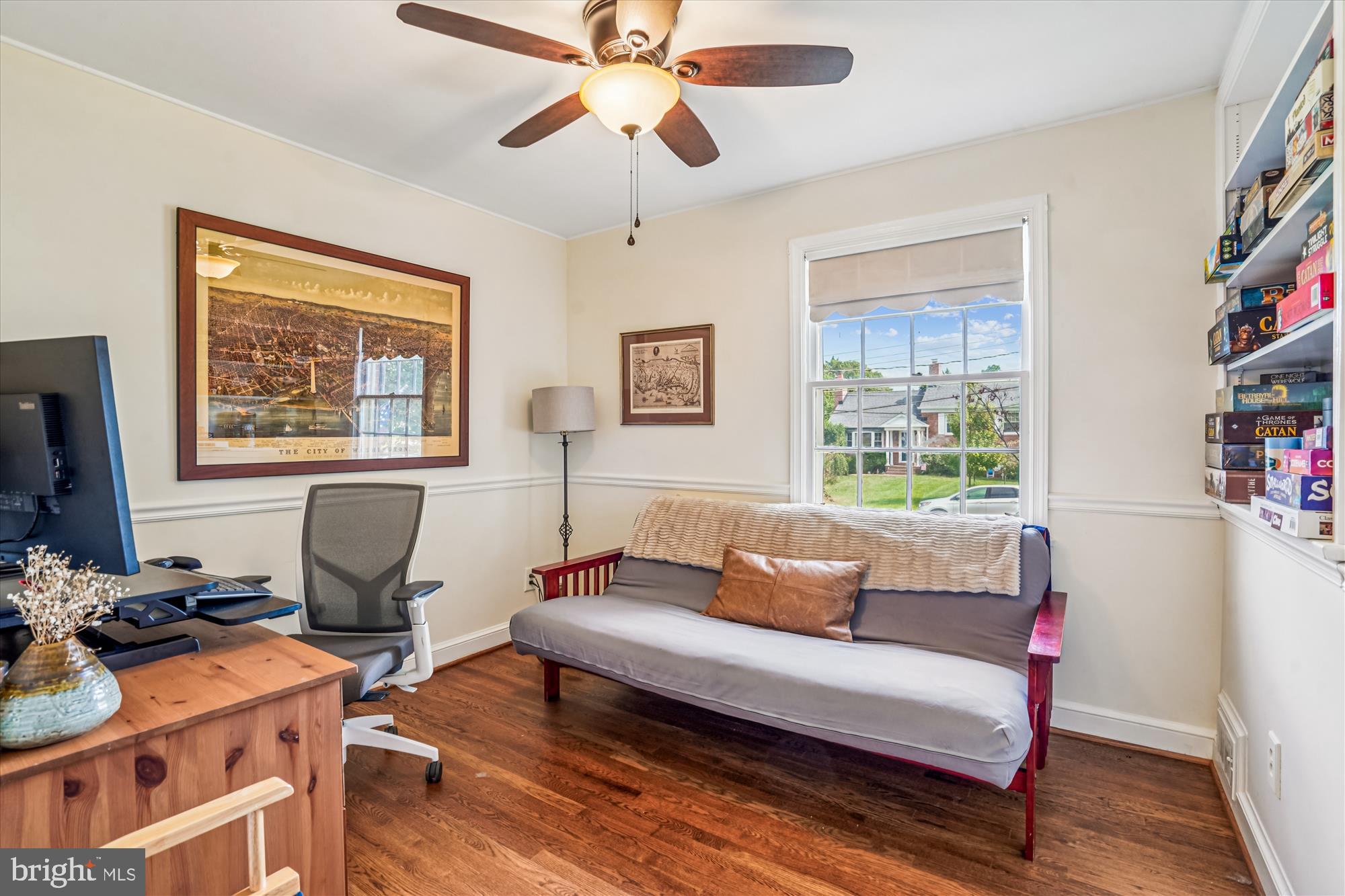 6108 Dorchester Street Springfield, VA 22150 - Photo 12 of 20 a living room with furniture and a window