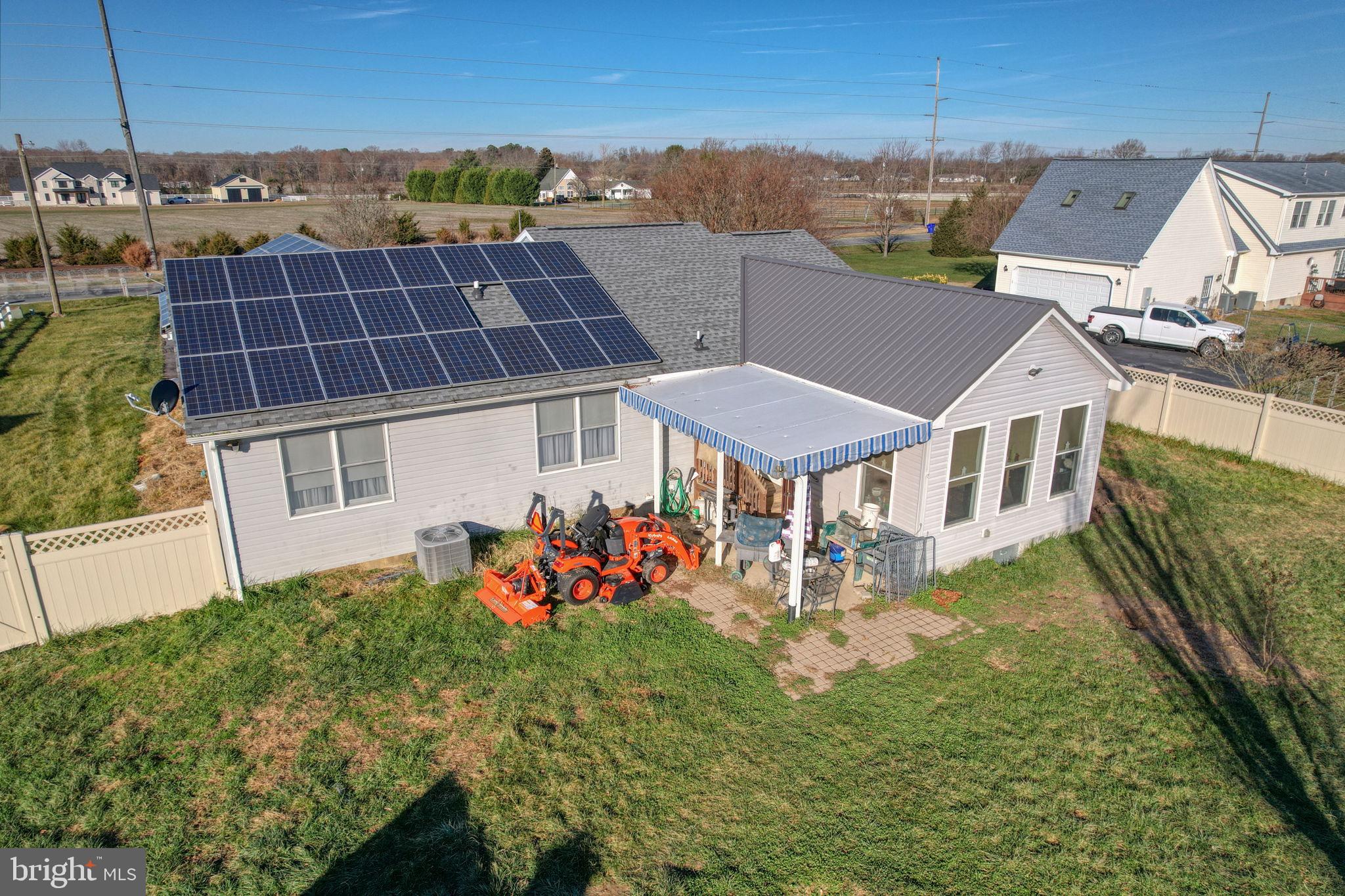 1406 Turkey Point Road Felton, DE 19943 - Photo 6 of 24 an aerial view of a house with a big yard