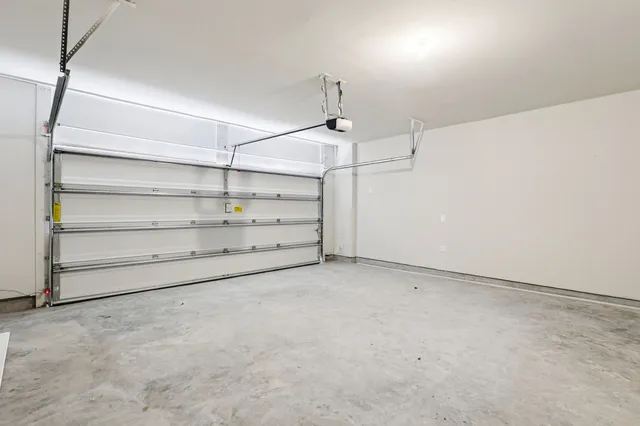 a view of a garden and ocean view