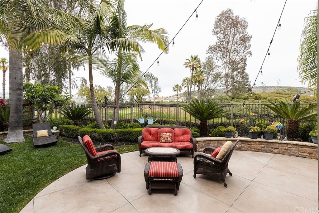 517 Via El Risco San Clemente, CA 92673 - Photo 36 of 51 a outdoor space with furniture and garden