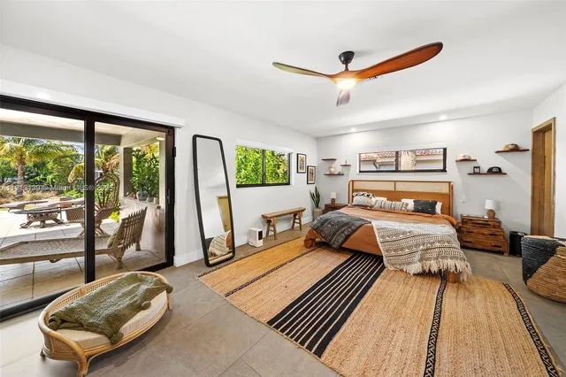 a workspace with furniture and a window