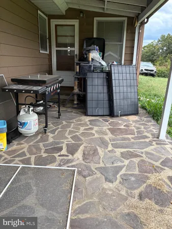 a outdoor space view with a sitting space