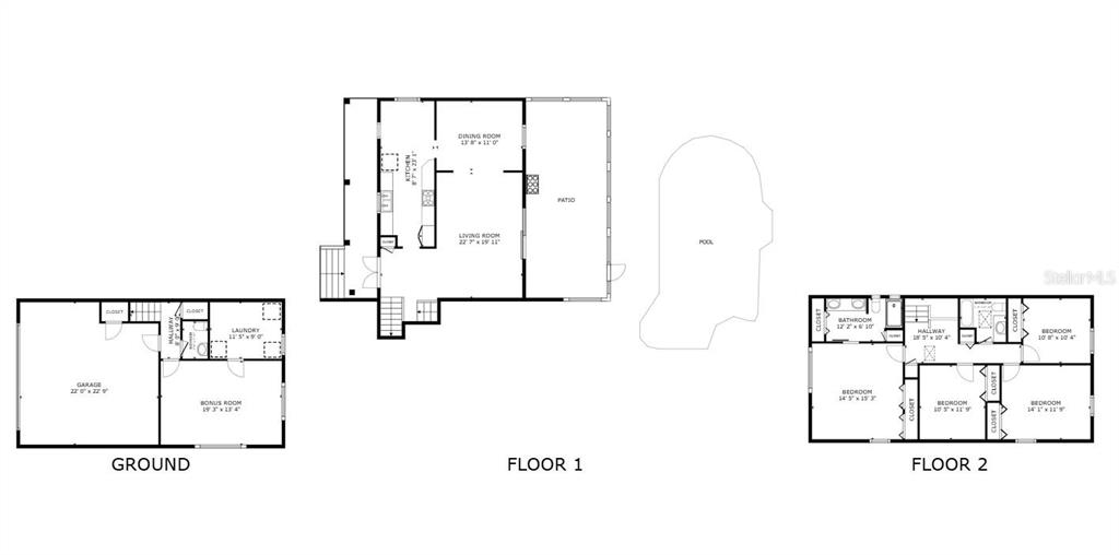 626 Orchid Lane Altamonte Springs, FL 32714 - Photo 3 of 24 a picture of a floor plan