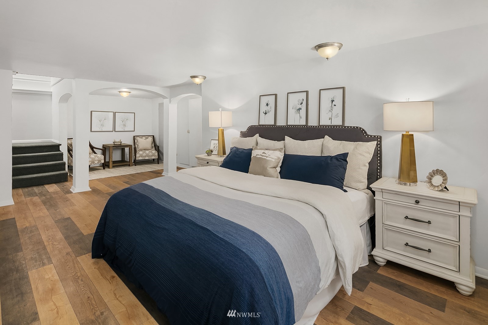 336 Northwest 47th Street Seattle, WA 98107 - Photo 17 of 36 a bedroom with a bed and dresser