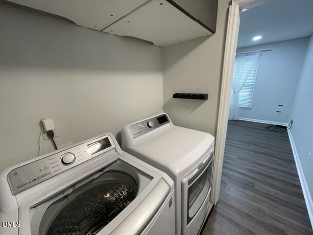4804 Hoyle Drive, Unit A Raleigh, NC 27604 - Photo 10 of 19 a utility room with dryer and washer