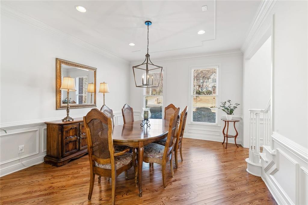 1476 Annapolis Way Grayson, GA 30017 - Photo 9 of 51 a view of a a dining room with furniture window and wooden floor