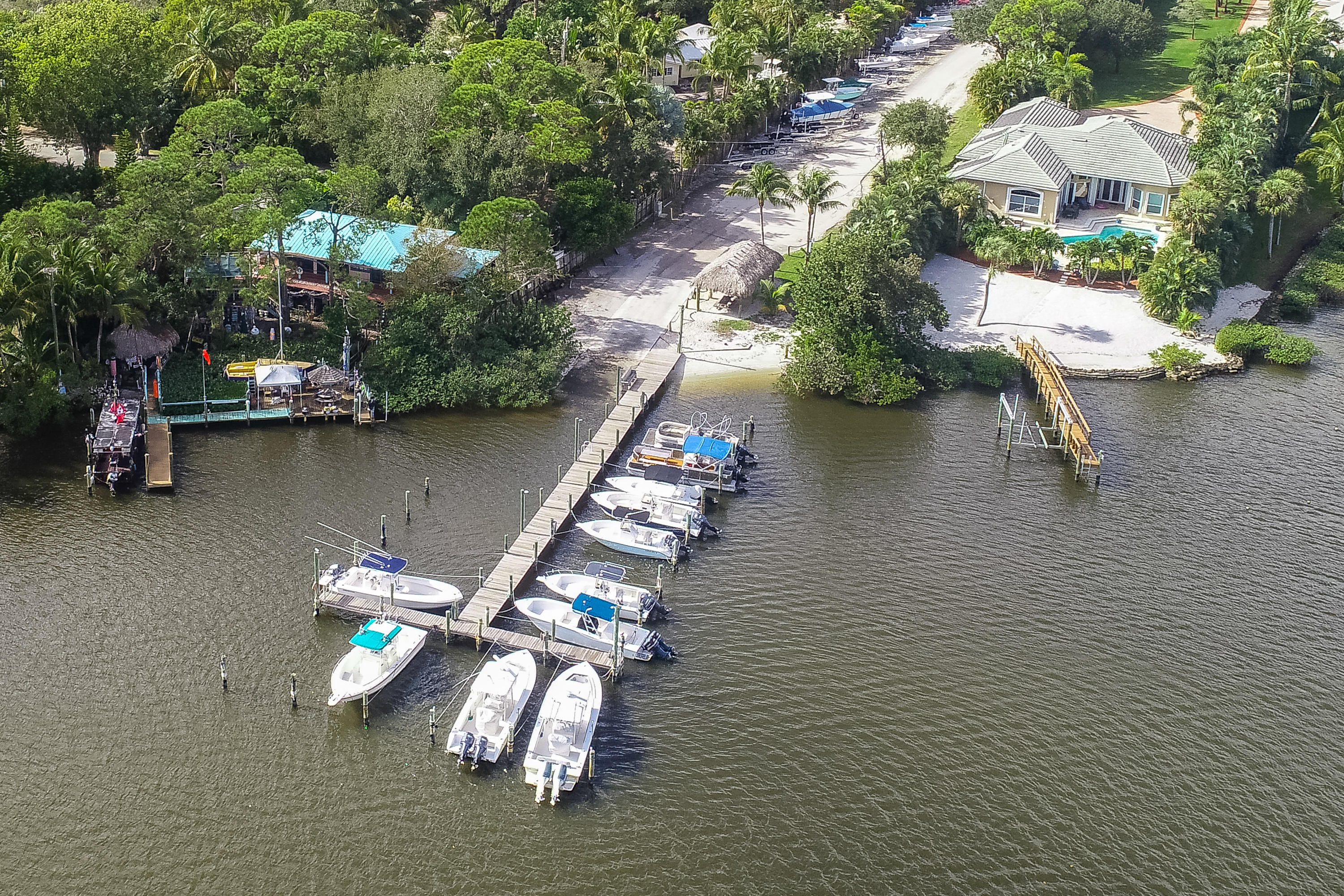 4885 Tequesta Drive Tequesta, FL 33469 - Photo 39 of 48 Ramp/Dock/Tiki