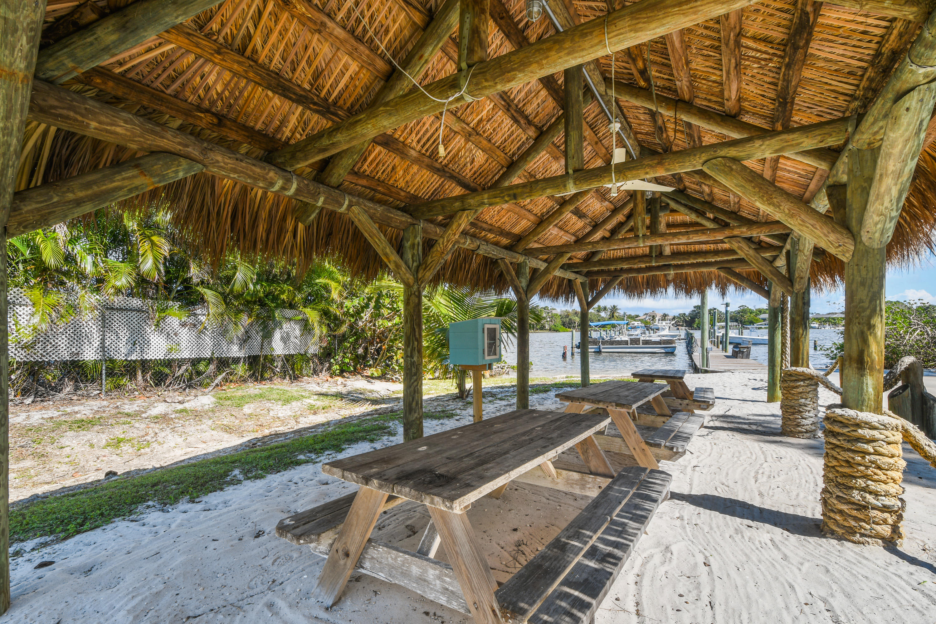 4885 Tequesta Drive Tequesta, FL 33469 - Photo 42 of 48 Tiki Hut at Dock