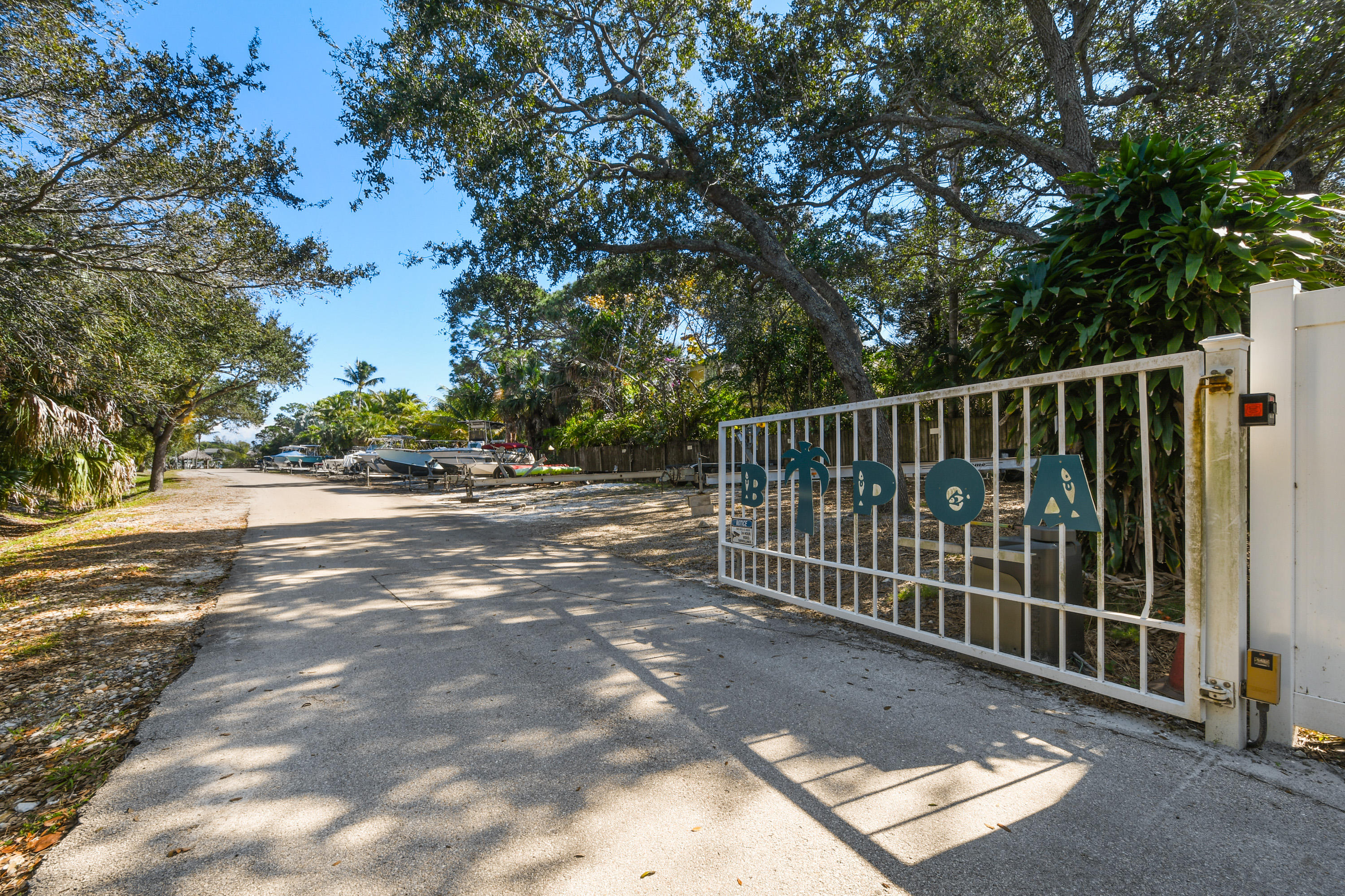 4885 Tequesta Drive Tequesta, FL 33469 - Photo 48 of 48 Gate to Private Boating Amenities