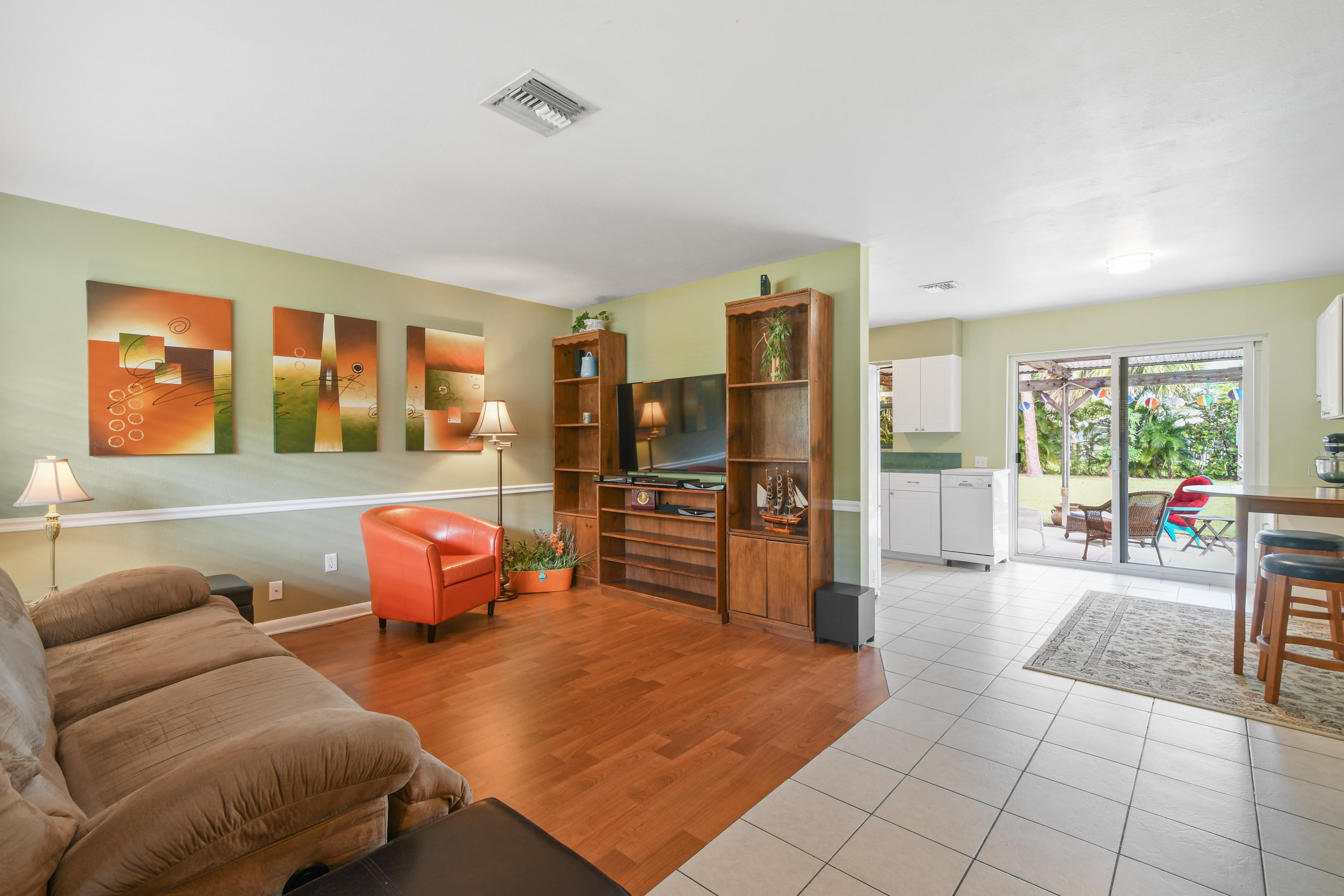 4885 Tequesta Drive Tequesta, FL 33469 - Photo 6 of 48 View from Entrance to LR & Dining Areas