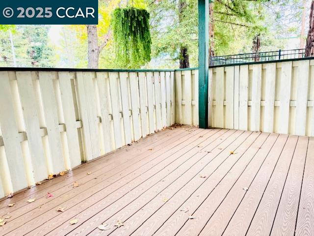 5425 Concord Boulevard, Unit F4 Concord, CA 94521 - Photo 16 of 17 a view of wooden balcony with wooden floor