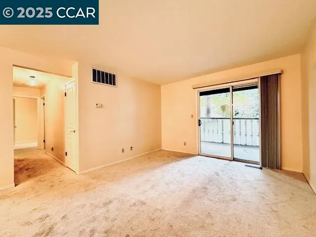 a view of an empty room