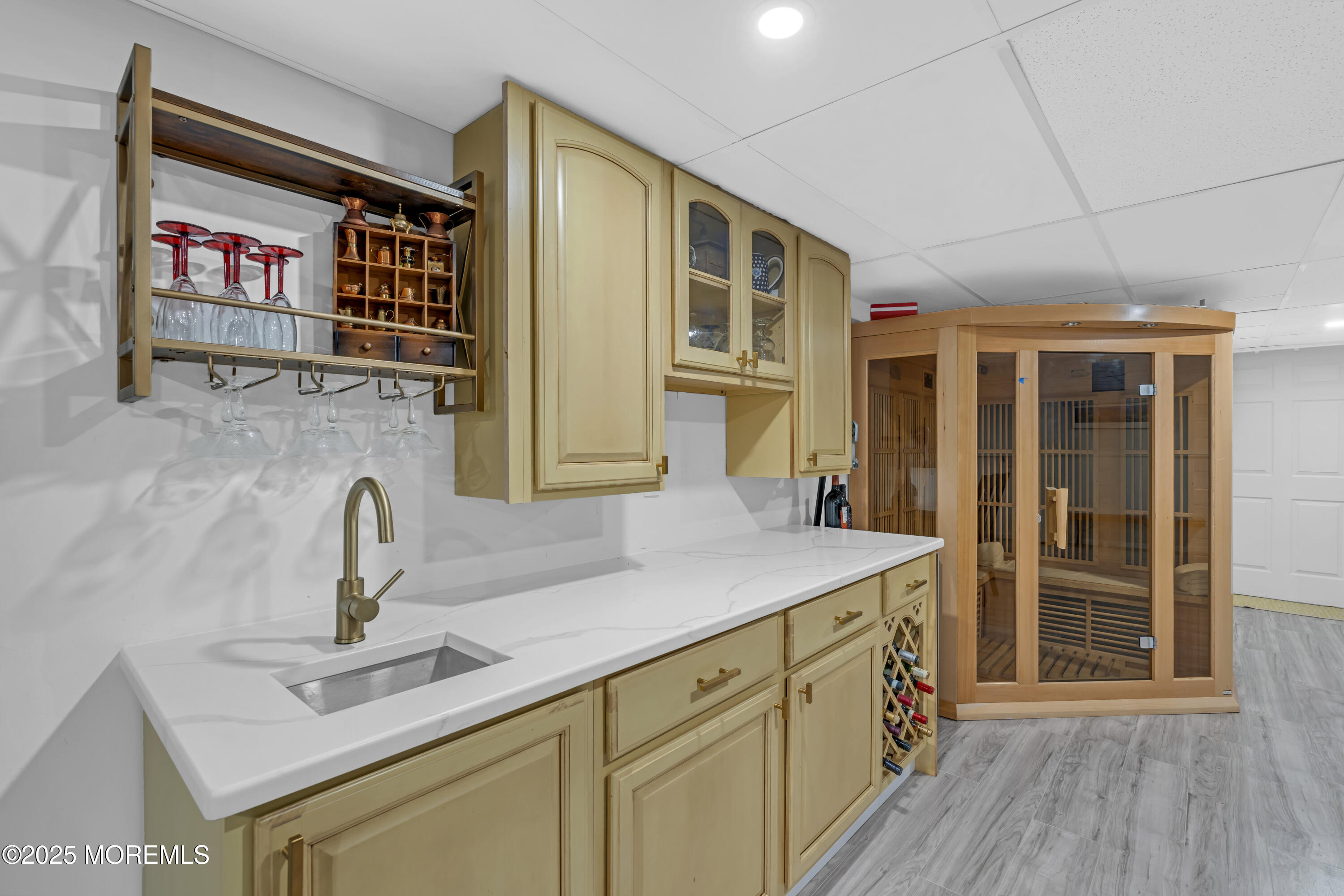 13 Mountview Road Morris Plains, NJ 07950 - Photo 42 of 59 a kitchen with stainless steel appliances a sink and a wooden floor