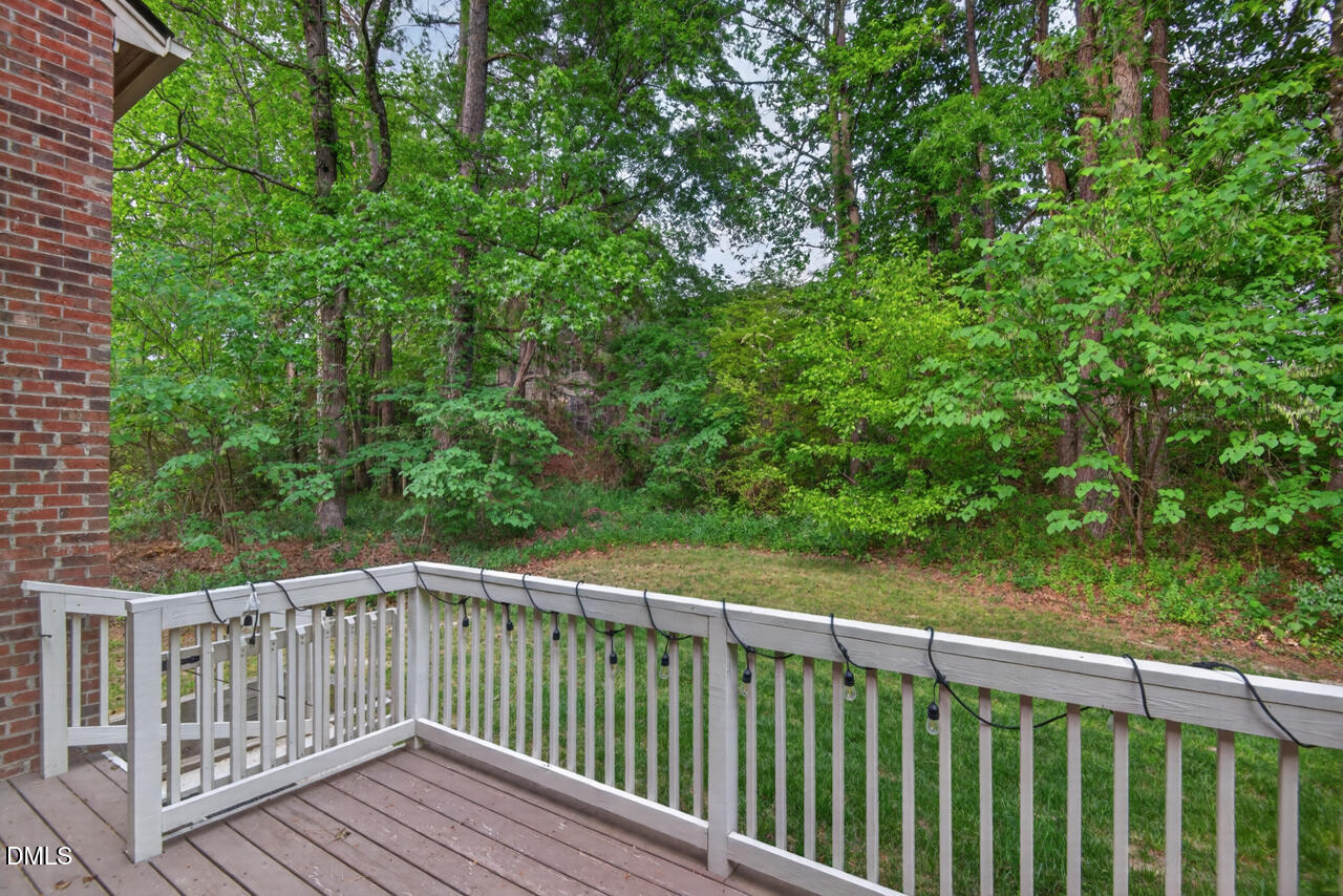 3307 Coachman's Way Durham, NC 27705 - Photo 48 of 50 a view of balcony with wooden floor and fence