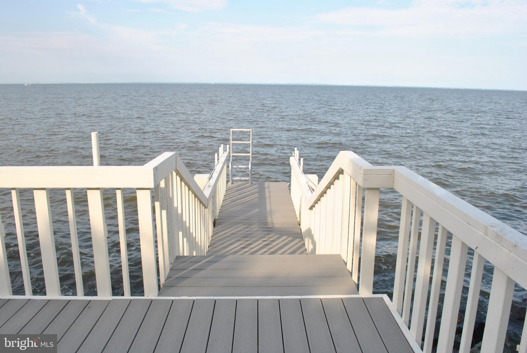 4910 Huntingfield Road Rock Hall, MD 21661 - Photo 5 of 29 Sunset deck and fishing pier