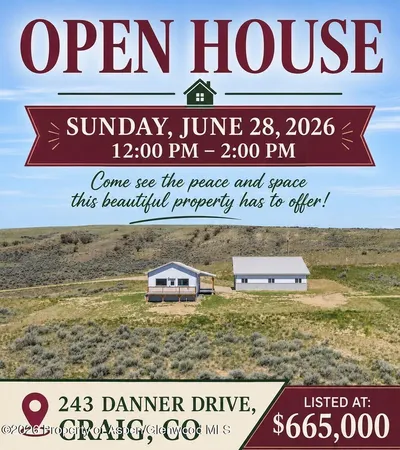 $665,000 | 243 Danner Drive, Craig, CO 81625