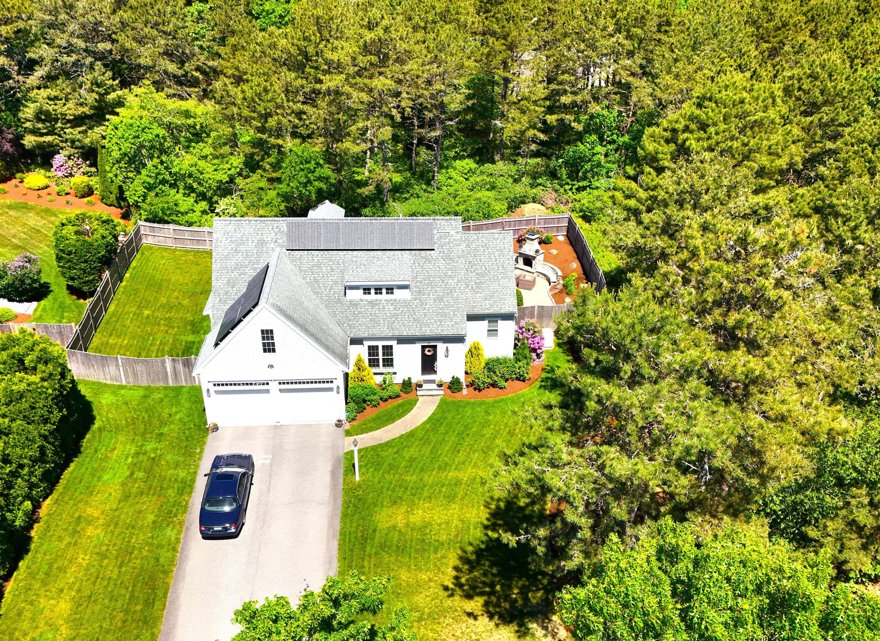 48 Meadowbrook Road Mashpee, MA 02649 - Photo 3 of 52 an aerial view of house with swimming pool