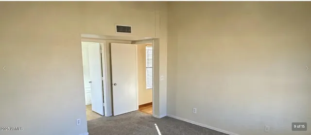 a view of an empty room