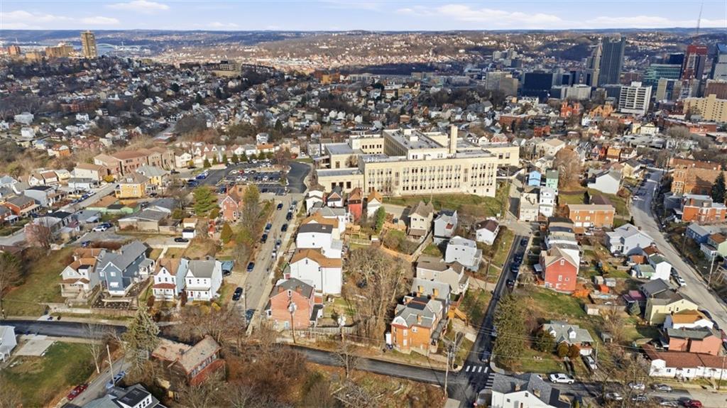 42 Cowan Street Pittsburgh, PA 15211 - Photo 27 of 27 an aerial view of residential building with parking space