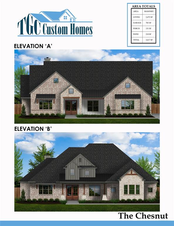 13721 Cash Mill Road Sanger, TX 76266 - Photo 26 of 28 a front view of a house with a yard