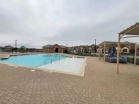 a view of a lake with outdoor space