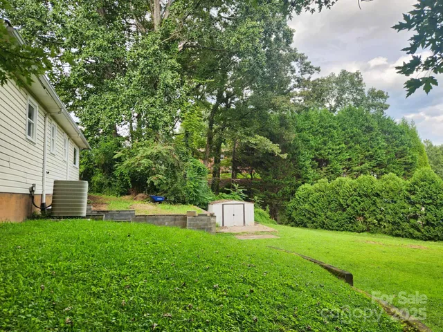 a view of a back yard