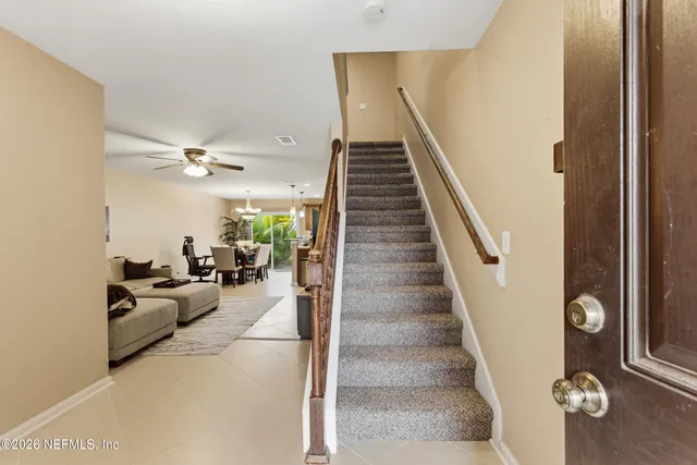 a view of entryway and hall