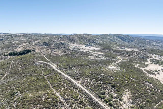 a view of city and mountain