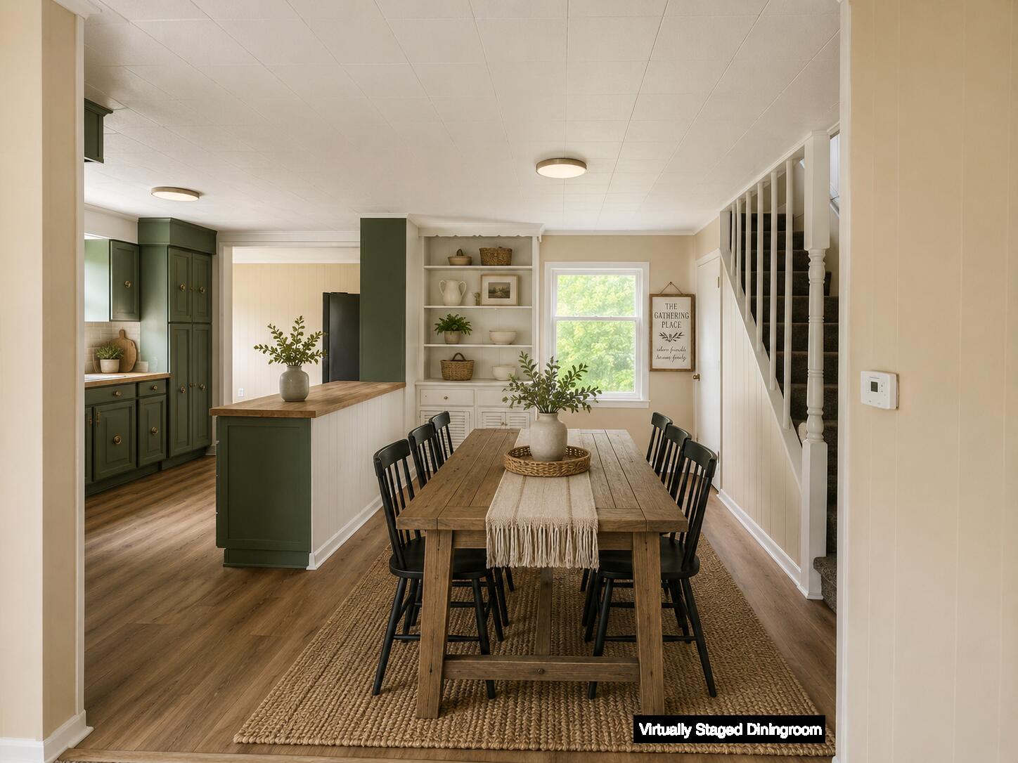 4055 West Monroe Road Alma, MI 48801 - Photo 15 of 31 Virtually Staged Diningroom