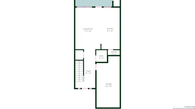 a picture of a bathroom with a shower