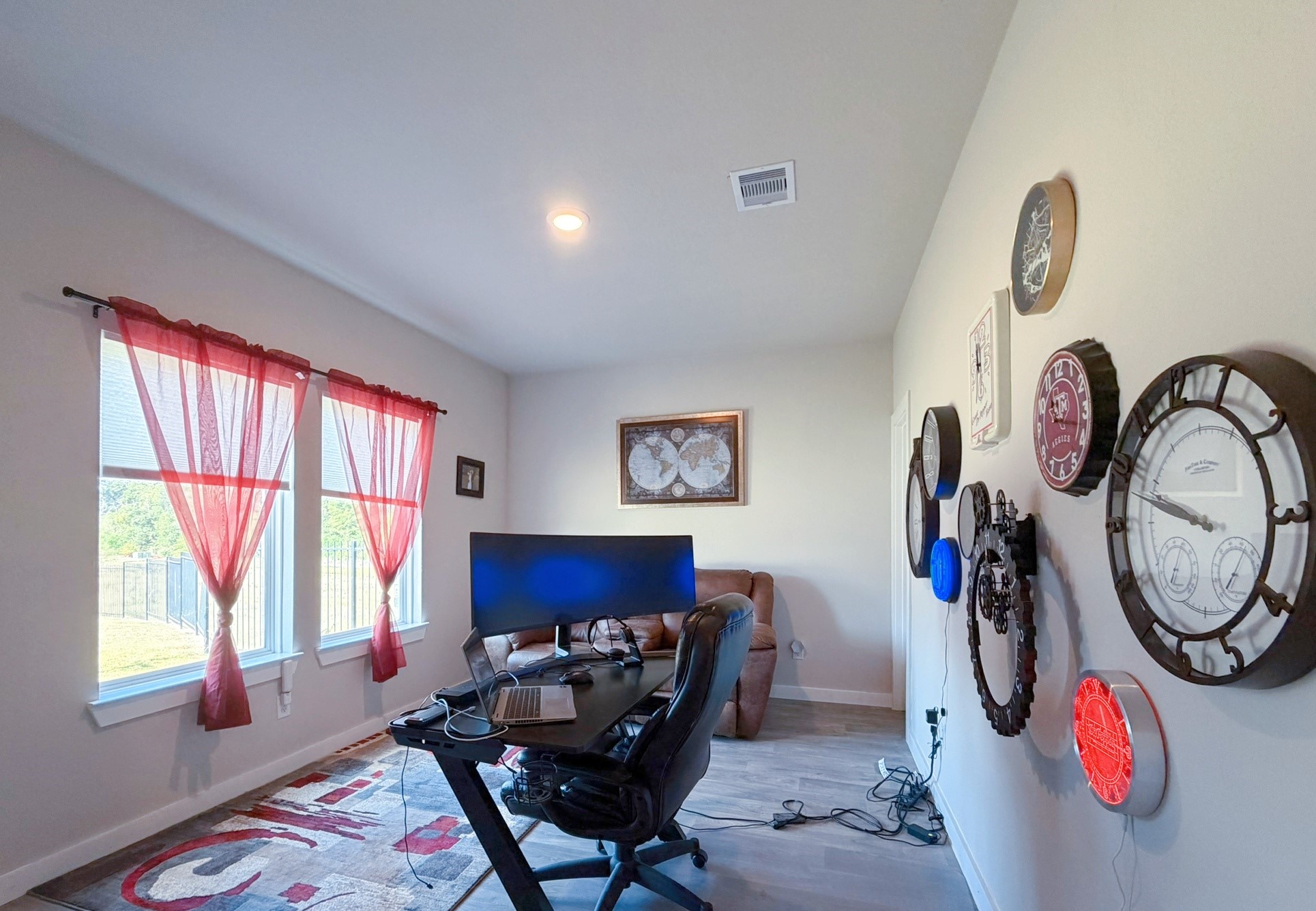 14003 Moose Creek Lane Conroe, TX 77384 - Photo 17 of 37 a view of a workspace with furniture and a window