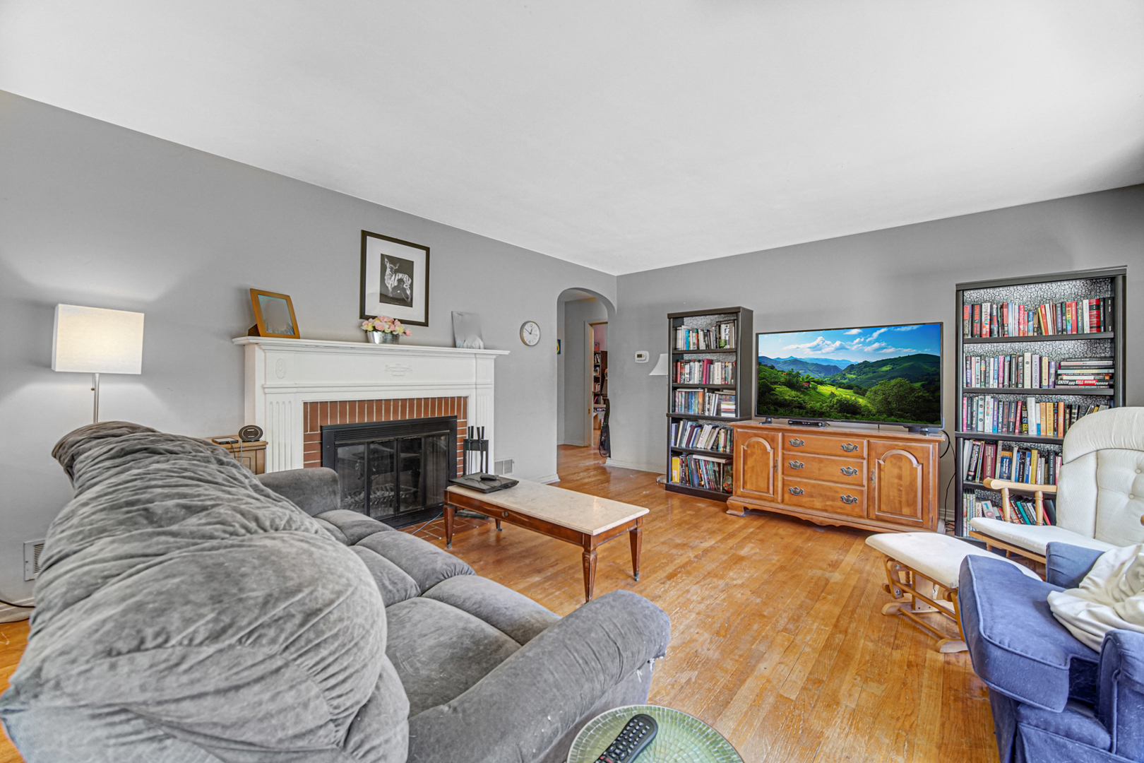 1644 West 187th Street Homewood, IL 60430 - Photo 6 of 24 a living room with furniture and a fireplace