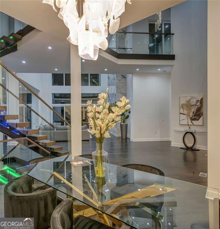 55 Serendipity Way Atlanta, GA 30350 - Photo 12 of 23 a view of living room with furniture and wooden floor