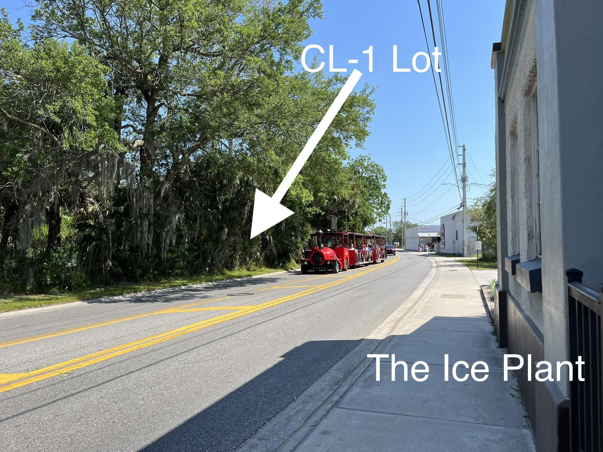 127 Riberia Street St. Augustine, FL 32084 - Photo 3 of 8 a front view of a house with a yard and a garage