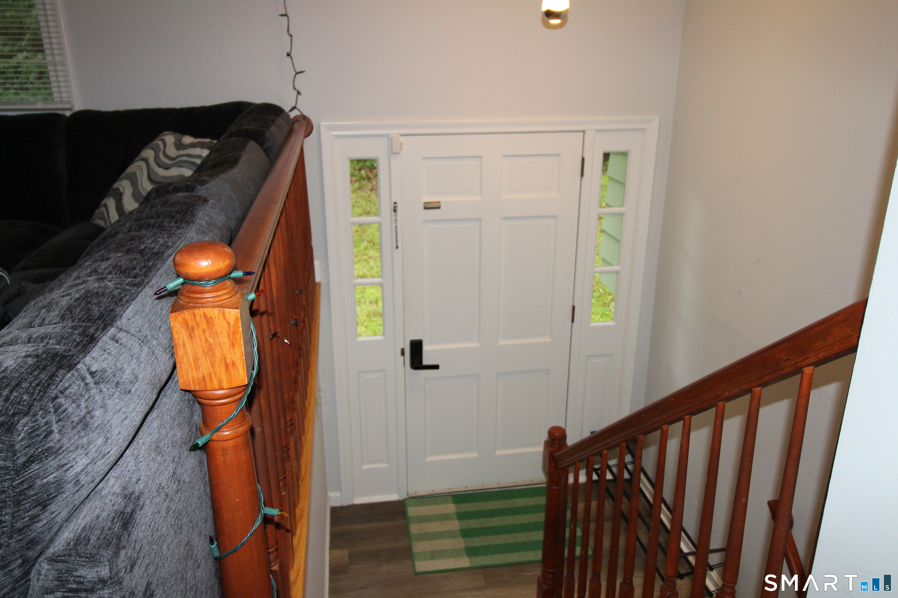 194 Cedar Swamp Road Mansfield, CT 06268 - Photo 2 of 28 Coming in the front door. Up to main floor or down