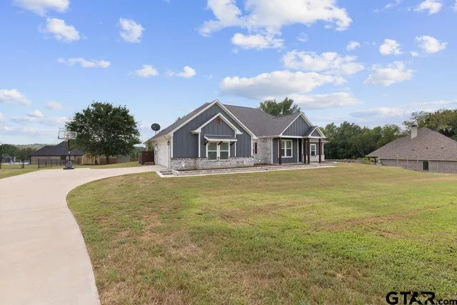 a view of house with garden