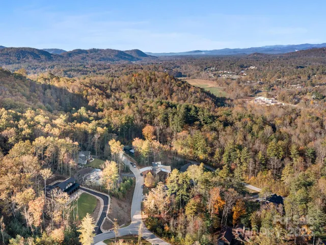 a view of city and mountain